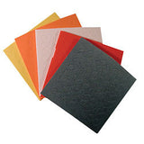 5 sheets of round, flat, foam bump dots in assorted colors on a white background.